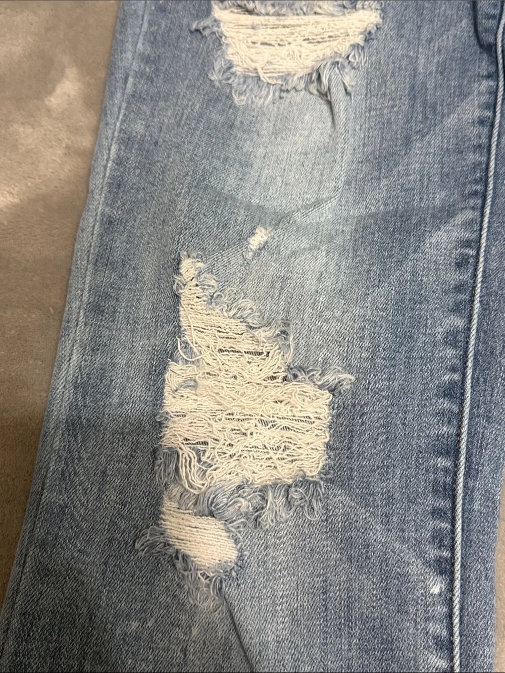 Judy Blue Distressed Medium Blue Boyfriend Jeans style JB82155LT item 72521